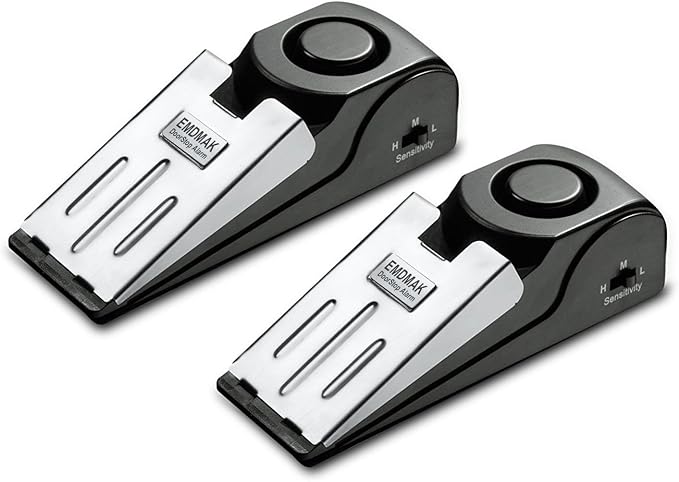 EMDMAK Door Stop Alarm with 120DB Siren Door Stop by EMDMAK%C2%AE