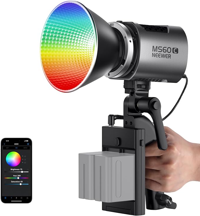 NEEWER MS60C RGBWW LED Video Light by Neewer