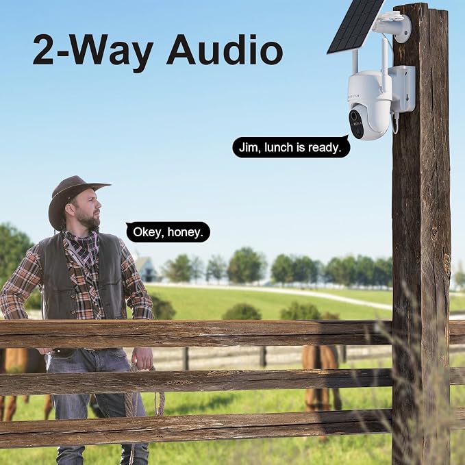 HOSAFE.COM 4G LTE Cellular Security Camera Wireless Solar Powered, Free Cloud - Image 8
