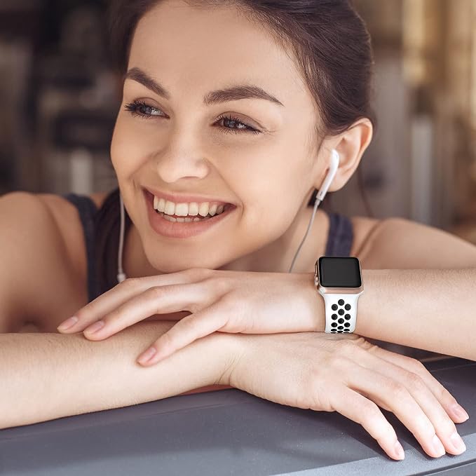 Lerobo Compatible with Apple Watch Band 41mm 40mm 38mm Series 11 10 42mm Women - Image 3