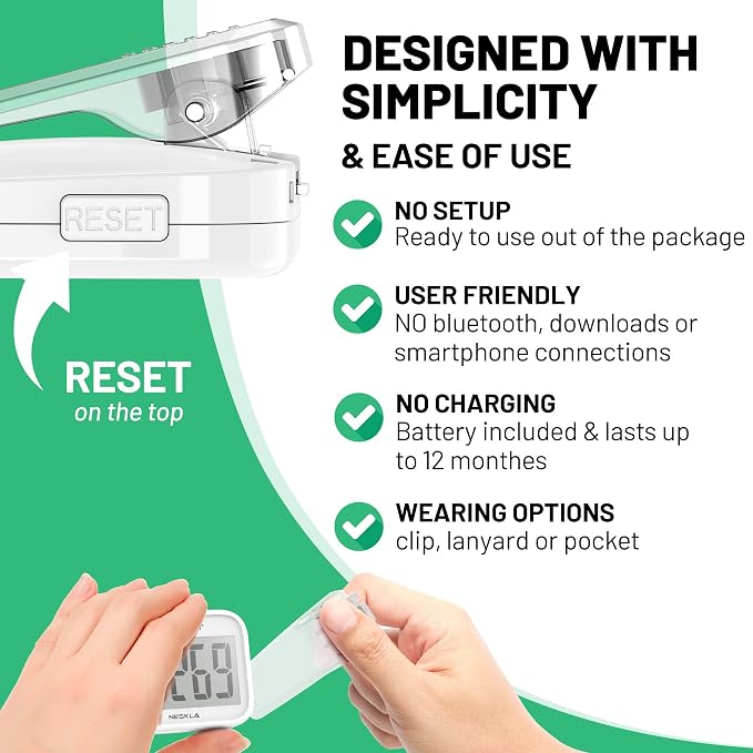3D Pedometer for Walking, Simple Step Counter - Image 3