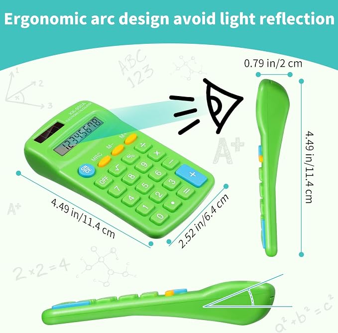 30 Pack Pocket Calculator Small Battery Powered Bulk Mini Size 4 Function Hand - Image 3