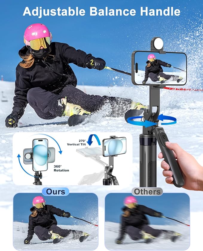 Yeaki 71" Phone Tripod, Tripod for iPhone - Image 2