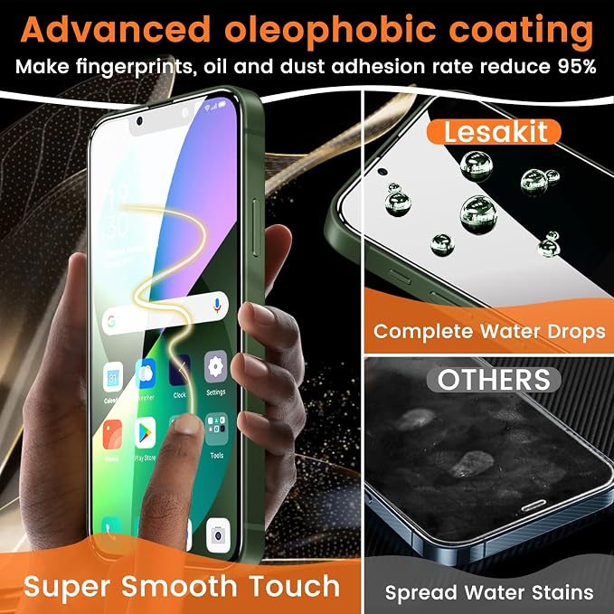 Lesakit 3+3 Pack Privacy Screen Protector - Image 6
