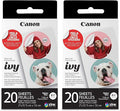Canon IVY ZINK Pre-Cut Circle Sticker Paper 20 sheets Pack Compatible by Canon