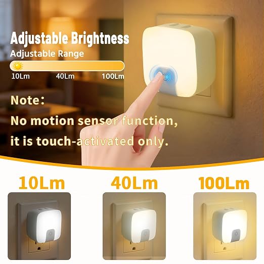 USB-C Night Light, Touch-Controlled Nightlight - Image 3