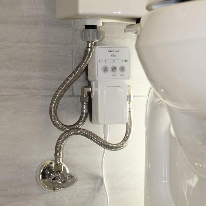 Smart Home Water Toilet Leak Detector Alarm and Automatic Shut Off Valve - Image 6