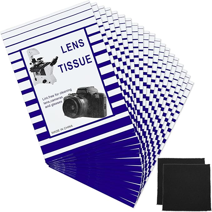 Outus 1500 Pcs Lens Cleaning Paper Tissue and 2 Double Sided Cleaning by Outus