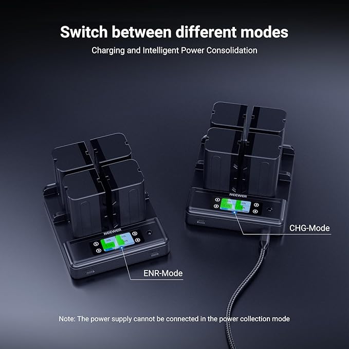 NEEWER NP-F970 4 Channel Charger - Image 4