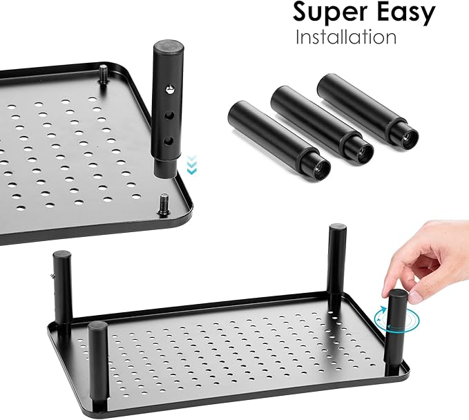 LOTEYIKE Monitor Riser Desktop Stand, Flat Screen TV Monitor Stand Riser - Image 5