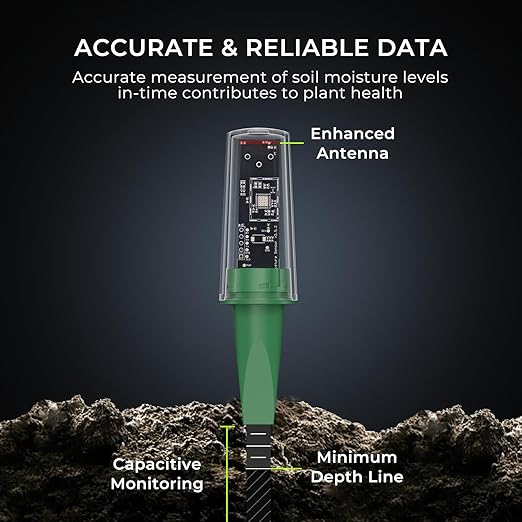 THIRDREALITY Smart Soil Moisture Sensor Gen2, Zigbee hub Needed, Enhanced - Image 3