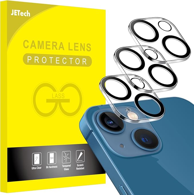 JETech Camera Lens Protector for iPhone 13 6.1-Inch and iPhone 13 mini 5.4-Inch by JETech