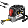 PREXISO 2-in-1 Digital Tape Measure - 16Ft Rechargeable Digital Measuring Tape by PREXISO