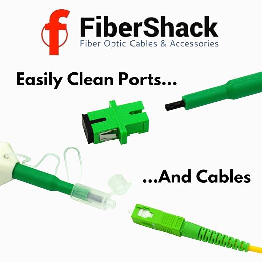 Fibershack - 2.5mm Fiber Optic ST Cleaner Pen & Dust Caps - FC & SC Fiber - Image 5