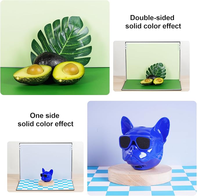 Meking 9Pcs 18Patterns Product Photography Backdrops Kit Photo Backdrop Boards - Image 7