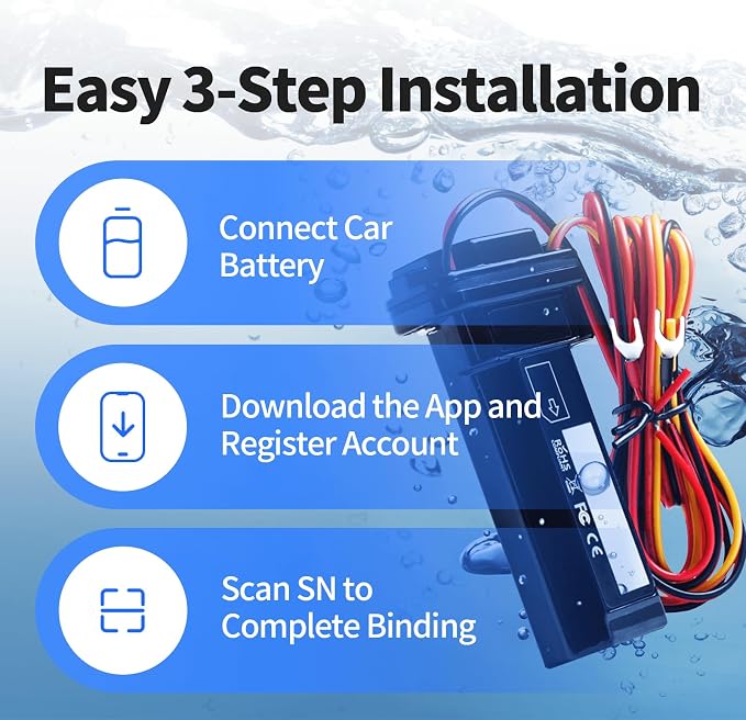 Wired GPS Tracker for Vehicles, No Monthly Fee, No Subscription - Image 5
