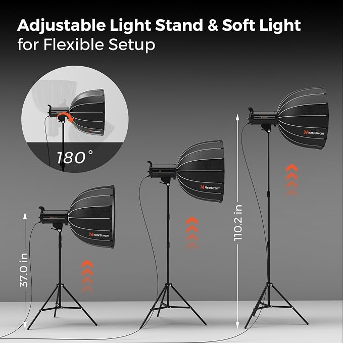 NearStream SL40 100W Softbox Lighting Kit - Image 7