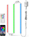 ASOKO 200 Lumens RGB Under Cabinet Light Plug in, 3 Pack 12 inch Linkable by ASOKO