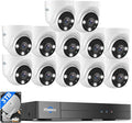 Hiseeu 12 Channel Wired Security Camera System by Hiseeu