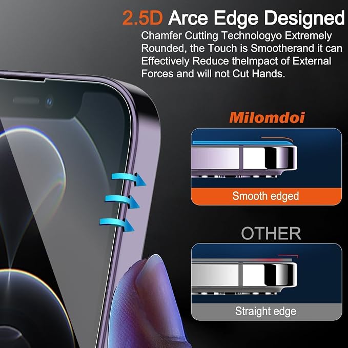 Milomdoi 3 Pack Screen Protector - Image 6