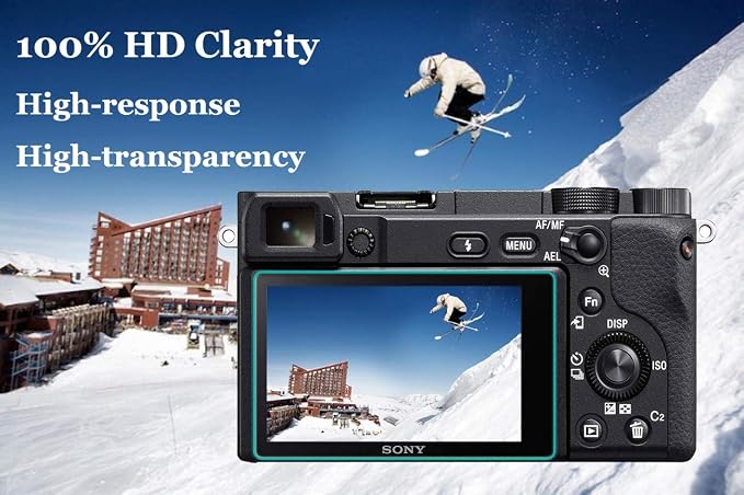 ULBTER A1 Screen Protector for Sony Alpha 1 / A1 Camera & Hot Shoe Cover 0.3mm - Image 4