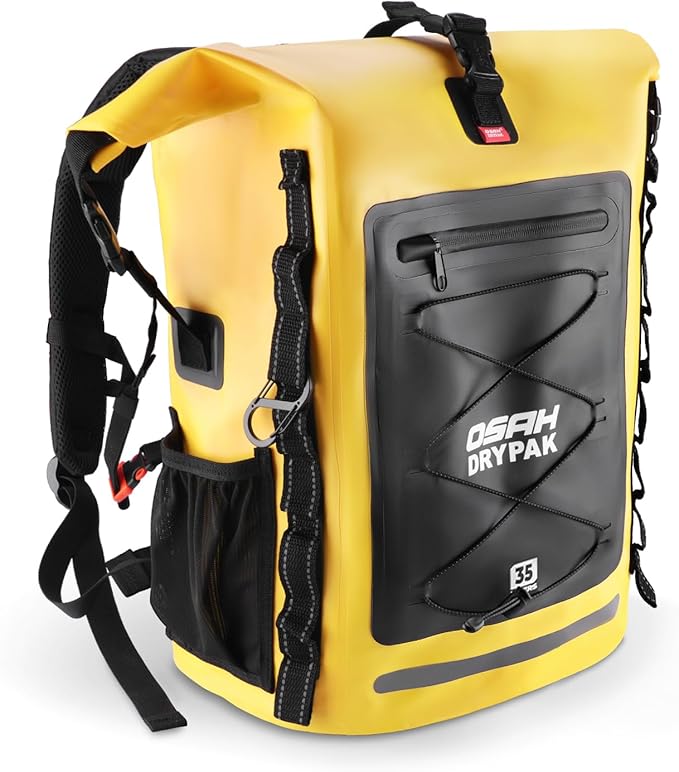OSAH DRYPAK Waterproof Backpack Dry Bag 35L/55L/85L– Heavy Duty Roll-Top Hiking by OSAHDRYPAK
