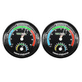 WACOOL Mini Analog Thermometer Hygrometer 2 Pack, Dial Temperature Humidity by WACOOLREPTILE
