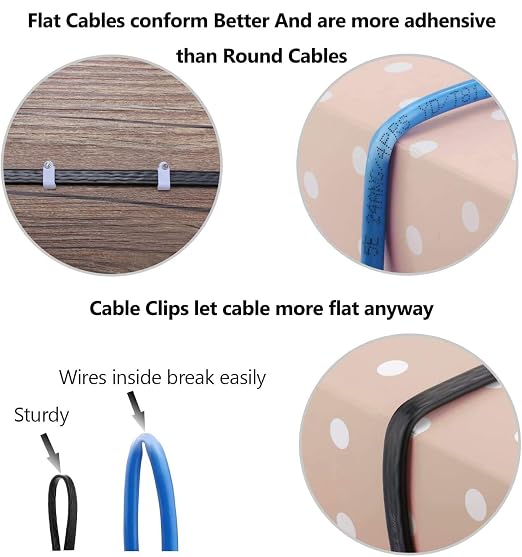 Jadaol Cat 8 Ethernet Cable 15 ft, 40Gbps 2000MHz Flat RJ45 S/FTP LAN Patch - Image 4