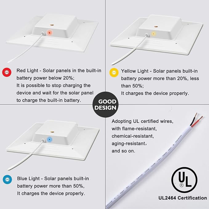 3W Solar Panel with Built-in 4000mAh Battery, Micro-USB Port, 13.2ft Charging - Image 5