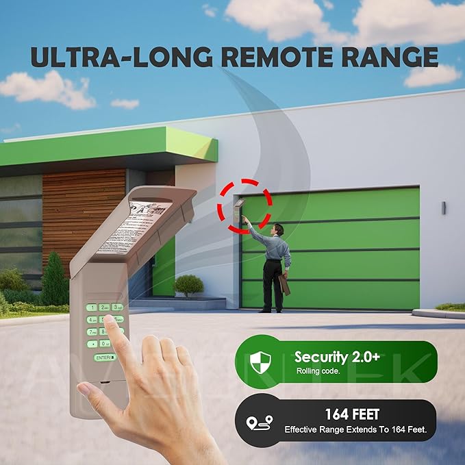 Avisontek for LiftMaster 878Max 877LM Wireless Universal Garage Door Opener - Image 4