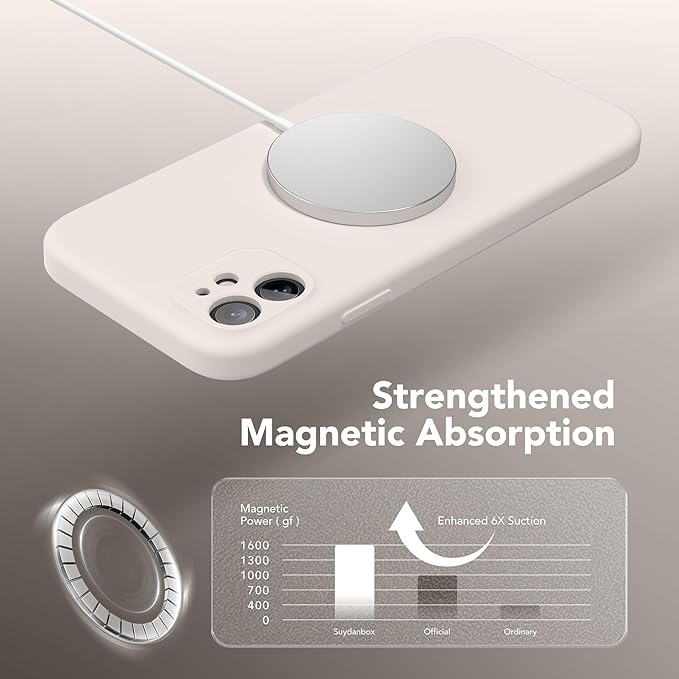 Magnetic for iPhone 11 Phone Case Silicone, Compatible - Image 4
