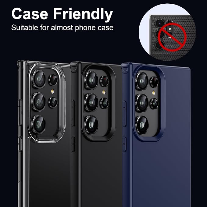 WSKEN for Samsung Galaxy S24 Ultra Camera Lens Protector, Ultra Thin Scratch - Image 5