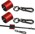 Dovesun Creek Rod Clips Wearable Fishing Rod Holder Clip Fly Fishing Pole by Dovesun