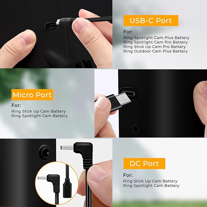 8W Solar Panel for Ring Camera, Solar Panel Charger Compatible - Image 6