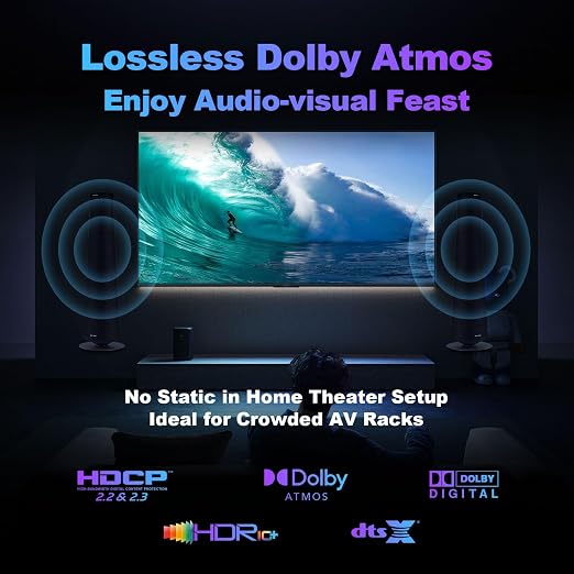 8K Fiber Optic HDMI Cable 75ft, 48Gbps Long HDMI 2.1 Cable 8K@60Hz/4K@120Hz - Image 7