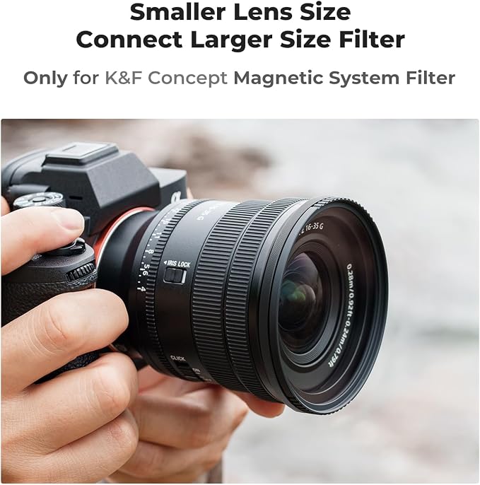 K&F CONCEPT 49-77mm Magnetic Filter Adapter Ring, - Image 2