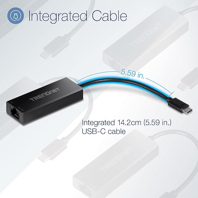 TRENDnet USB-C 3.1 to 2.5GBASE-T Ethernet Adapter, NDAA & TAA Compliant - Image 9