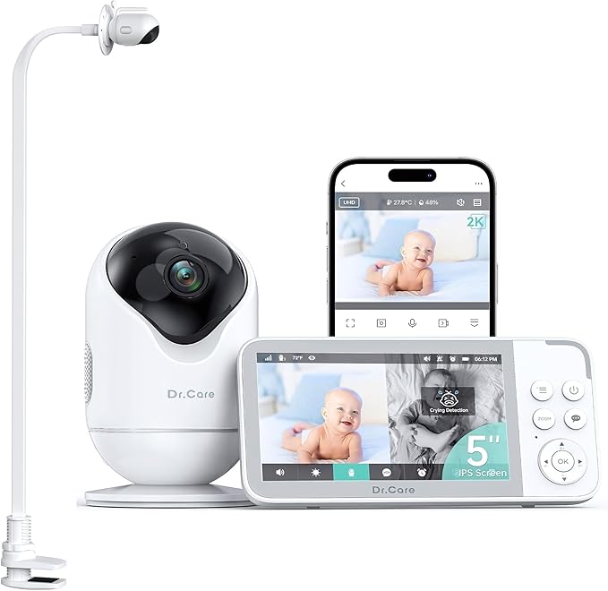 Dr.Care VistaView 5” Smart WiFi Baby Monitor by DrCare