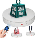 12.6Inch/350lbs Capacity Large Rotating Platform, Remote Rotating Display Stand by ComXim