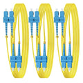 FiberPrime- OS2 SC to SC Single Mode Fiber Patch Cable, Duplex Singlemode 1G/10G by Unknown