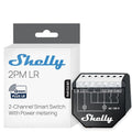 Shelly Wave 2PM US LR UL | Z-Wave Long Range Smart Switch Relay, 2-Channel 16 A by Shelly