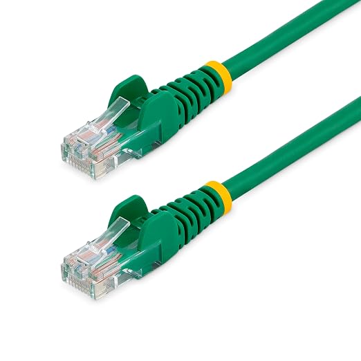 StarTech.com 10 ft. Cat5e Ethernet Cable 10 ft Green - 3 m Cat 5e Snagless by StarTech