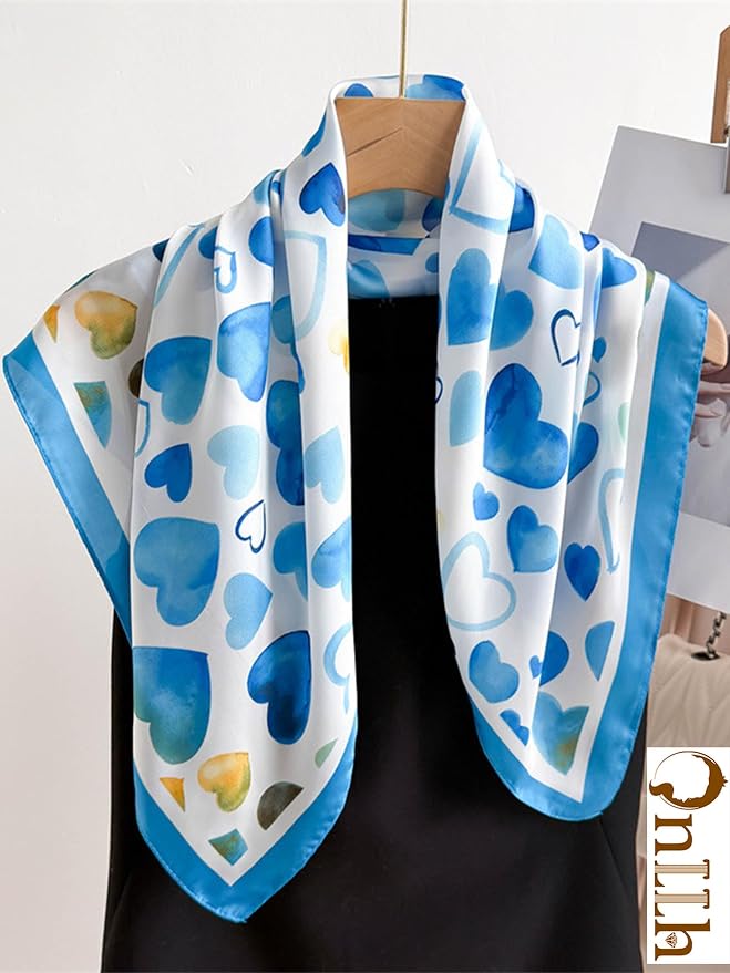 Silky Scarf for Women Lightweight Satin Bandanas Neck Hair Wrap For Sleeping - Image 3
