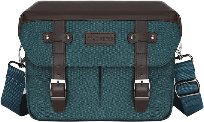 MOSISO Camera Case Crossbody Shoulder Messenger Bag, DSLR/SLR/Mirrorless by MOSISO