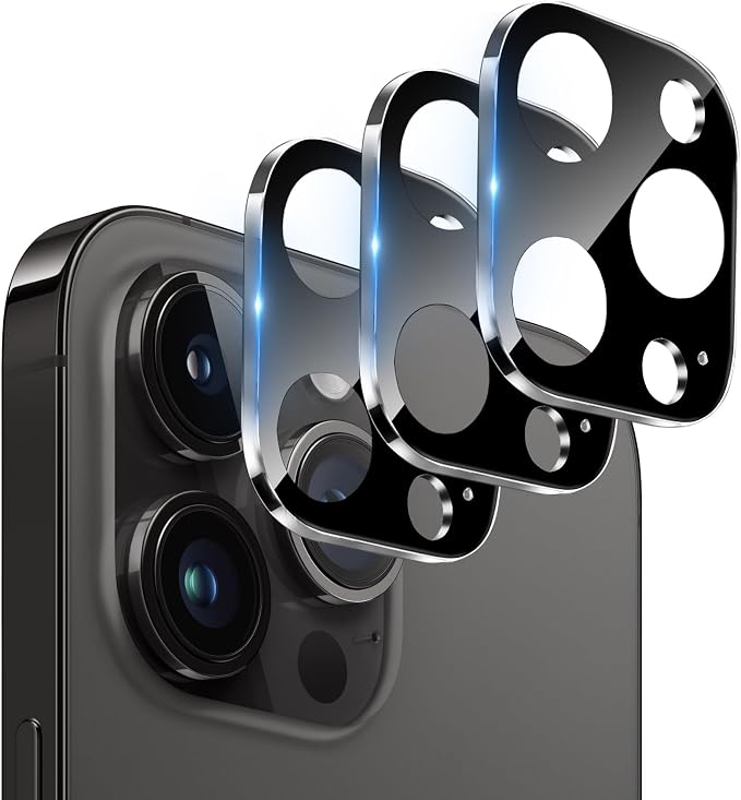 3 Pack Dengduoduo Tempered Glass Camera Lens Protector by Dengduoduo