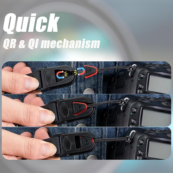 VKO Camera Strap, Quick Release Crossbody Adjust Neck Shoulder Strap - Image 6