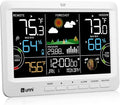 Weather Station Indoor Outdoor Thermometer Wireless, Home Atomic Clock by UUNNI
