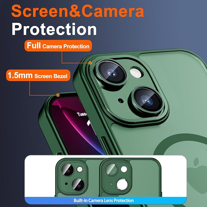 for iPhone 15 Case with Privacy Screen Protector and Camera Protection - Image 6