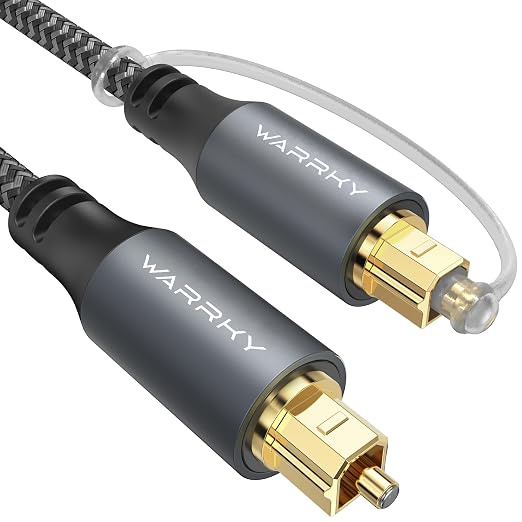 Warrky Optical Audio Cable, 6ft / 1.8m Optical Cable by WARRKY