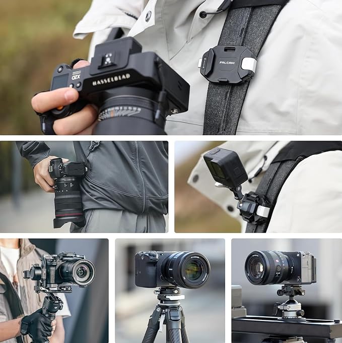ULANZI F38 Camera Backpack Strap Base Mount Clip Quick Release - Image 5
